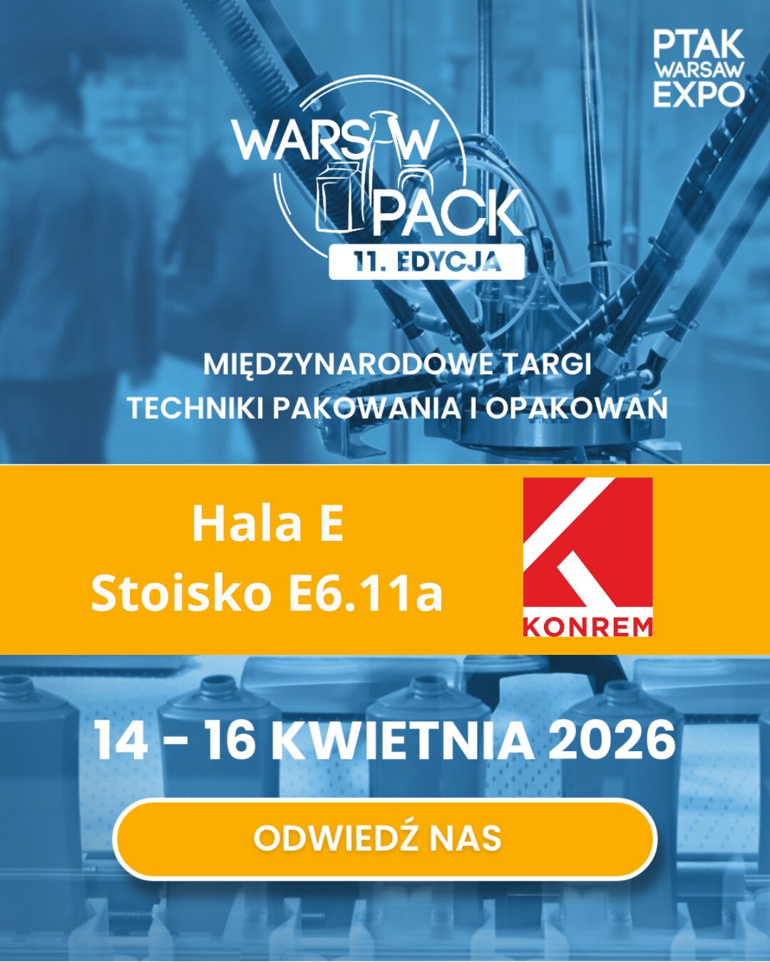 Zapraszamy na&nbsp;nasze stoisko podczas Warsaw Pack 2026